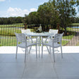 Apollo XL Coventry - 5pce (105x105) - Outdoor Dining Set