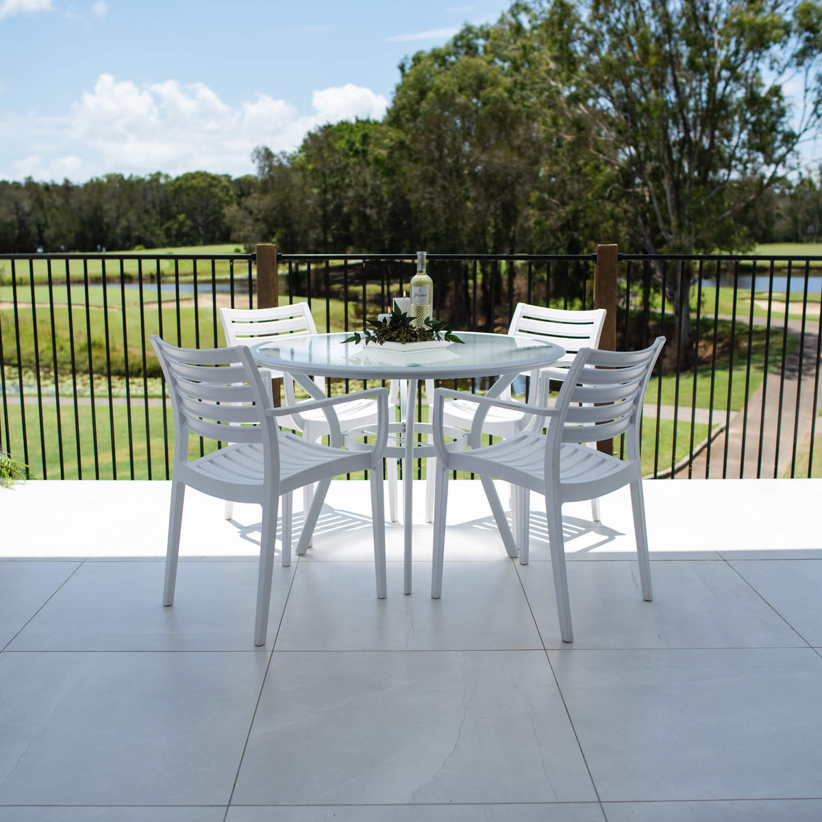 Apollo XL Coventry - 5pce (105x105) - Outdoor Dining Set