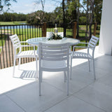 Apollo XL Coventry - 5pce (105x105) - Outdoor Dining Set