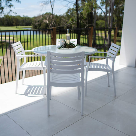 Apollo XL Coventry - 5pce (105x105) - Outdoor Dining Set