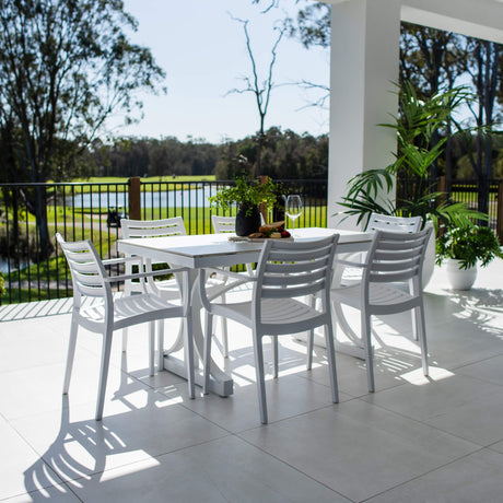 Apollo XL Malibu - 7pce (150x80) - Outdoor Dining Set
