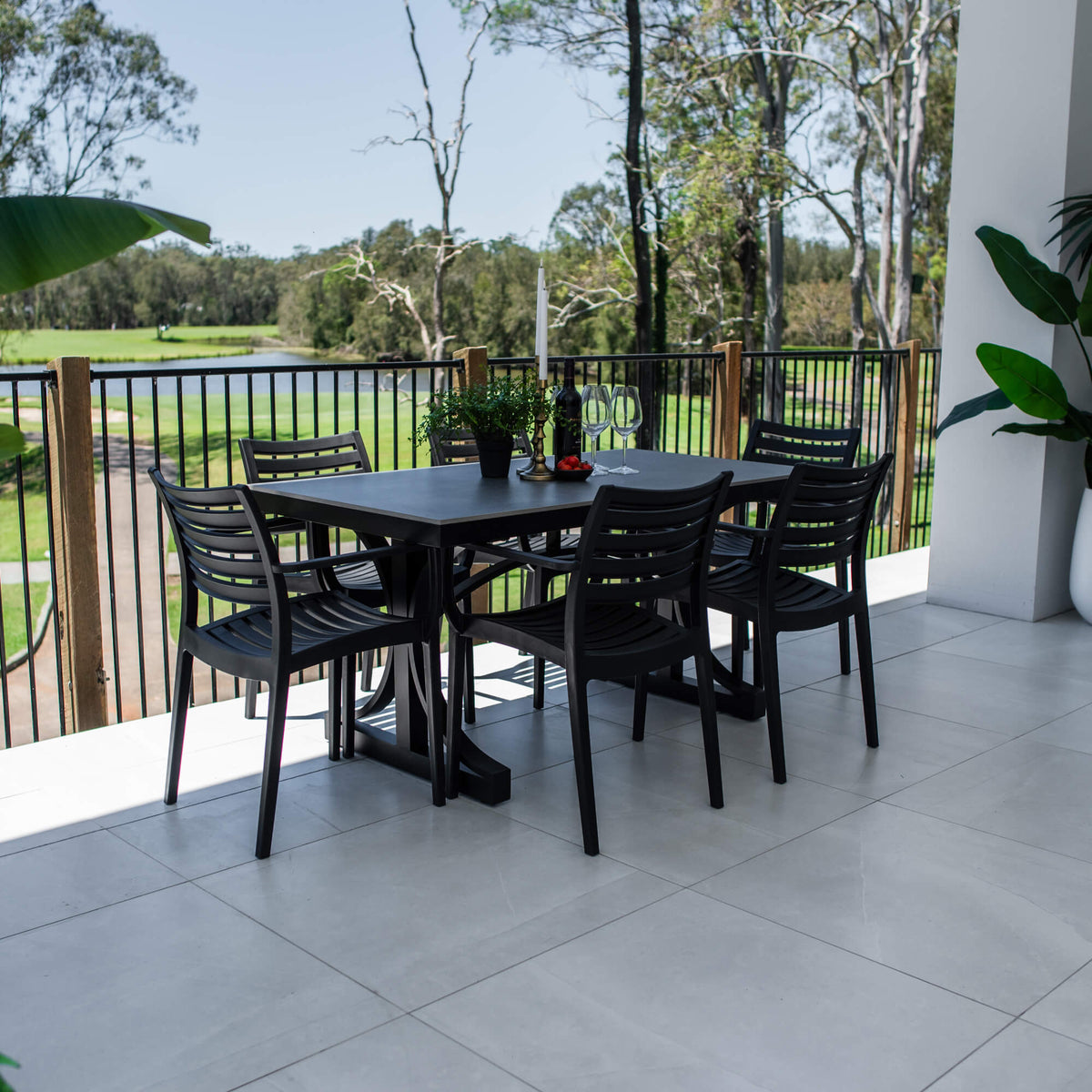 Apollo XL Malibu - 7pce (150x80) - Outdoor Dining Set