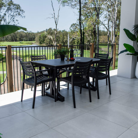 Apollo XL Malibu - 7pce (150x80) - Outdoor Dining Set