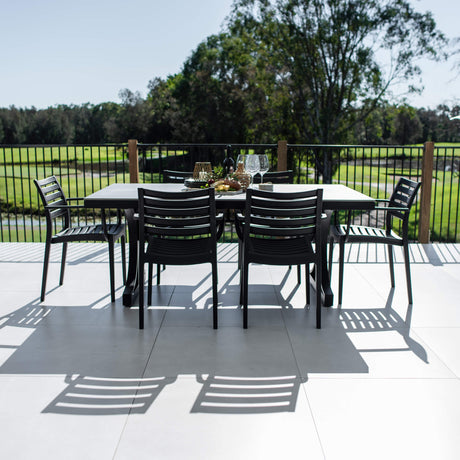 Apollo XL Malibu - 7pce (180x100) - Outdoor Dining Set