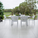 Apollo XL Malibu - 7pce (180x100) - Outdoor Dining Set