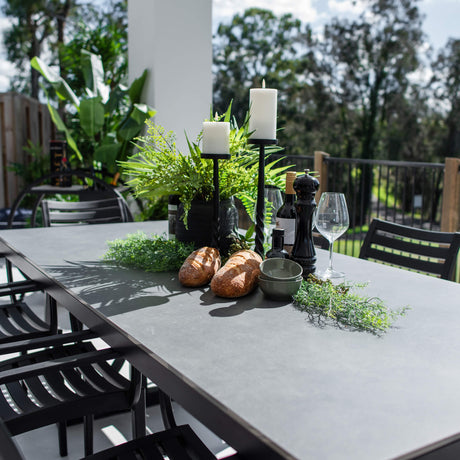 Apollo XL Malibu - 9pce (215x100) - Outdoor Dining Set