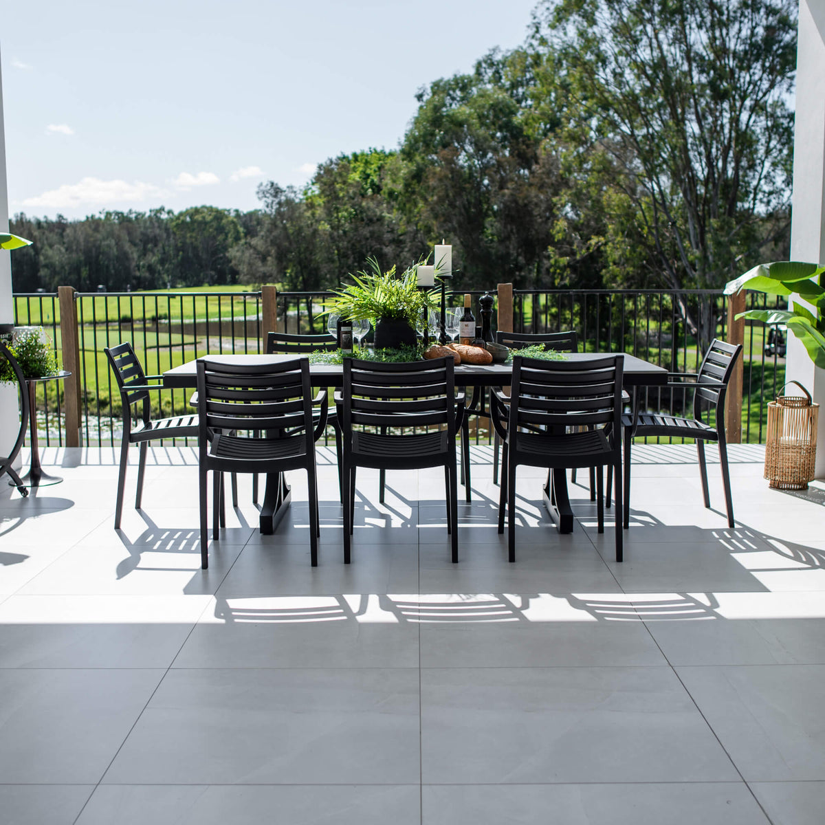 Apollo XL Malibu - 9pce (215x100) - Outdoor Dining Set