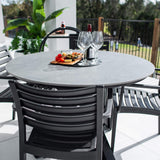 Apollo XL Malibu Round - 5pce (120x120) - Outdoor Dining Set