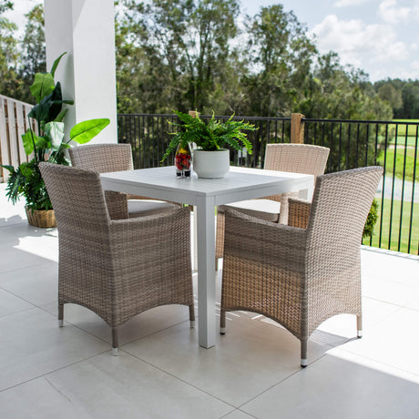 Aspen Aria - 5pce (90x90) - Outdoor Dining Set