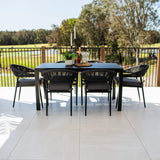 Kiara Rope Aria - 7pce (150x80) - Outdoor Dining Set