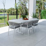 Kiara Rope Bergen - 7pce (180x100) - Outdoor Dining Set