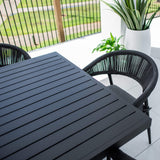 Kiara Rope Bergen - 9pce (220x100) - Outdoor Dining Set