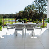 Kiara Rope Malibu - 7pce (150x80) - Outdoor Dining Set