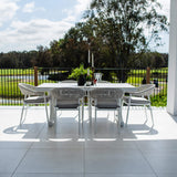 Kiara Rope Malibu - 7pce (180x100) - Outdoor Dining Set