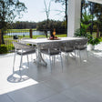 Kiara Rope Malibu - 9pce (215x100) - Outdoor Dining Set