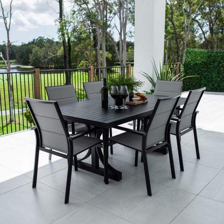 Margot Bergen - 7pce (180x100) - Outdoor Dining Set