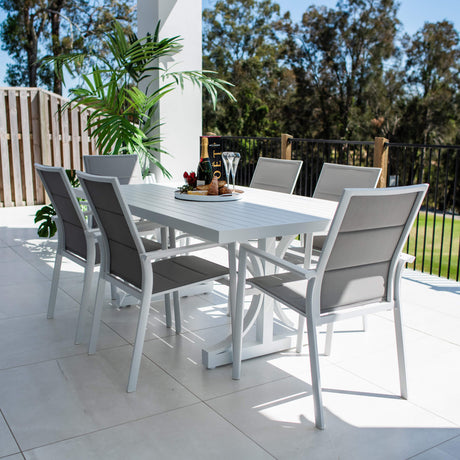 Margot Bergen - 7pce (180x100) - Outdoor Dining Set