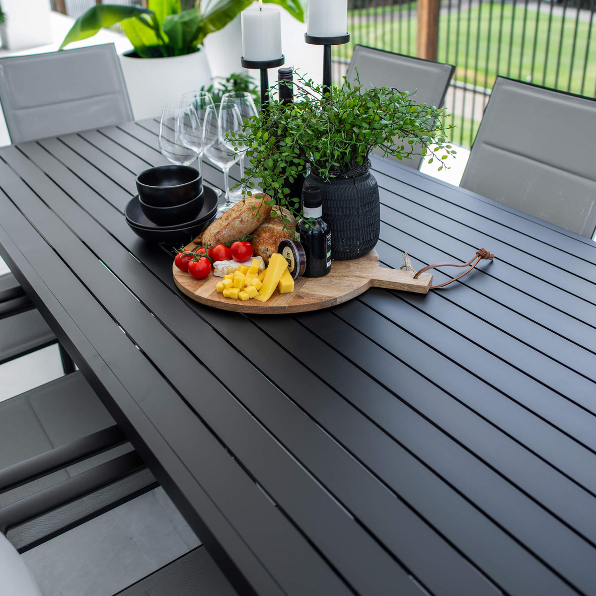 Margot Bergen - 9pce (220x100) - Outdoor Dining Set
