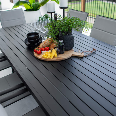 Margot Bergen - 9pce (220x100) - Outdoor Dining Set