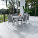 Margot Chester Moon - 7pce (150x80) - Outdoor Dining Set