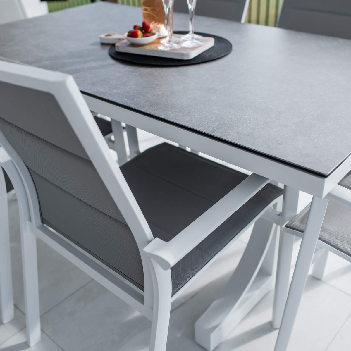 Margot Chester Moon - 7pce (150x80) - Outdoor Dining Set