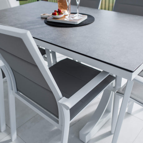 Margot Chester Moon - 7pce (150x80) - Outdoor Dining Set