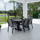 Margot Chester Moon - 7pce (150x80) - Outdoor Dining Set