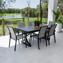 Margot Chester Moon - 7pce (180x100) - Outdoor Dining Set