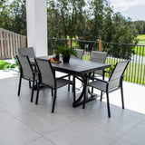 Margot Chester Moon - 7pce (180x100) - Outdoor Dining Set