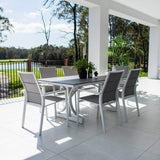Margot Chester Moon - 7pce (180x100) - Outdoor Dining Set