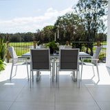 Margot Chester Moon - 7pce (180x100) - Outdoor Dining Set