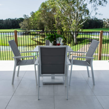 Margot Lennox - 5pce (80x80) - Outdoor Dining Set