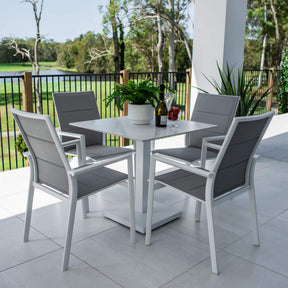 Margot Lennox - 5pce (80x80) - Outdoor Dining Set