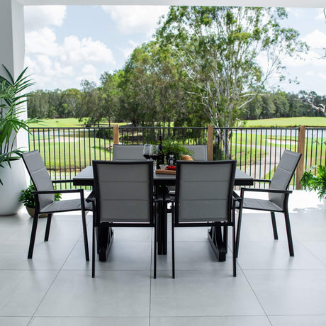 Margot Malibu - 7pce (150x80) - Outdoor Dining Set