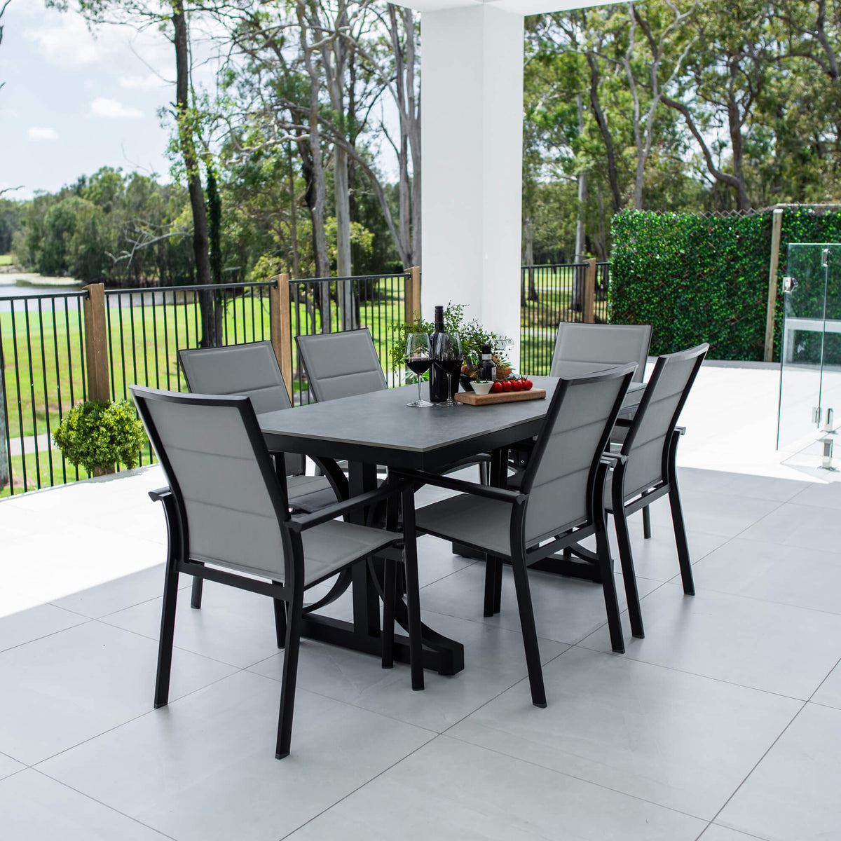 Margot Malibu - 7pce (150x80) - Outdoor Dining Set
