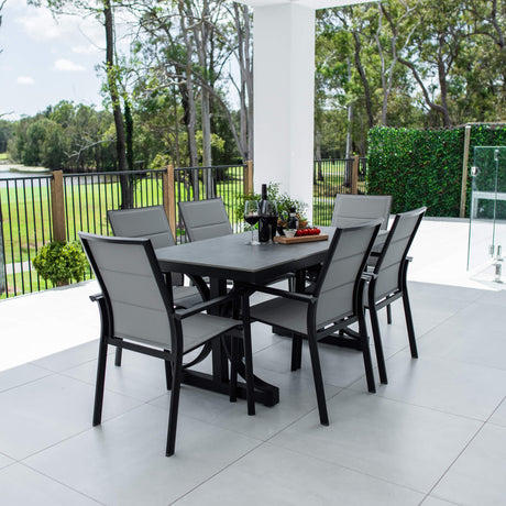 Margot Malibu - 7pce (150x80) - Outdoor Dining Set