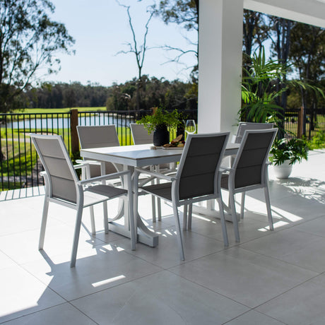 Margot Malibu - 7pce (150x80) - Outdoor Dining Set