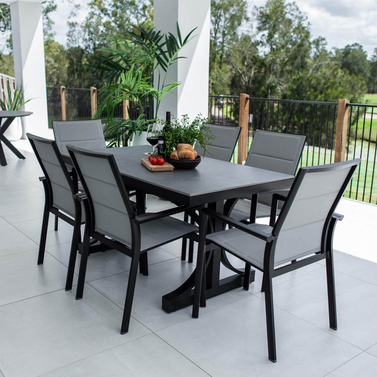 Margot Malibu - 7pce (150x80) - Outdoor Dining Set
