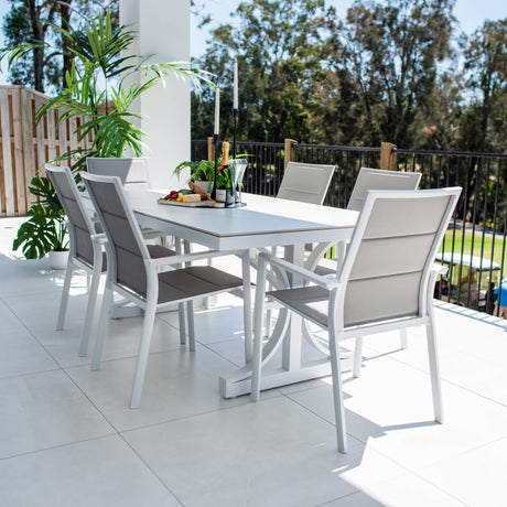 Margot Malibu - 7pce (180x100) - Outdoor Dining Set