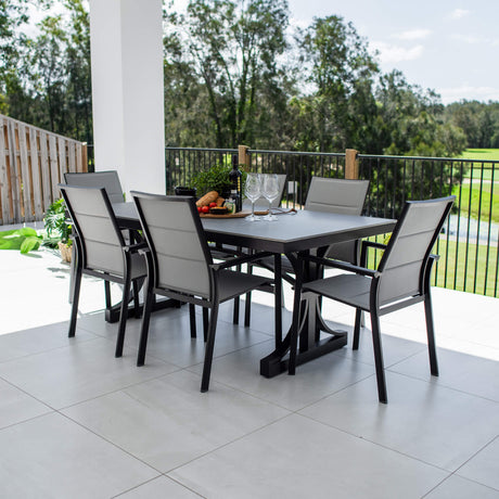 Margot Malibu - 7pce (180x100) - Outdoor Dining Set