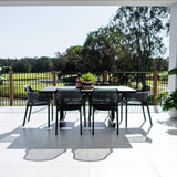 Nero Bergen - 7pce (180x100) - Outdoor Dining Set