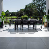 Nero Bergen - 9pce (220x100) - Outdoor Dining Set