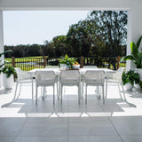 Nero Bergen - 9pce (220x100) - Outdoor Dining Set