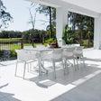 Nero Chester Moon - 9pce (215x100) - Outdoor Dining Set