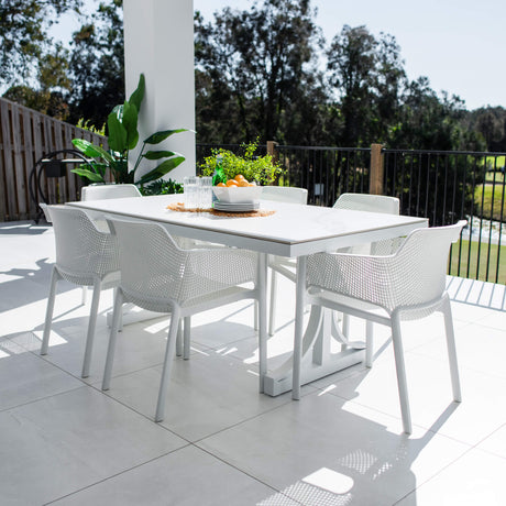 Nero Malibu - 7pce (180x100) - Outdoor Dining Set