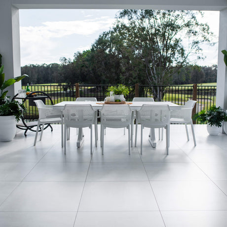 Nero Malibu - 9pce (215x100) - Outdoor Dining Set