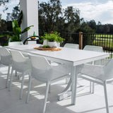 Nero Malibu - 9pce (215x100) - Outdoor Dining Set