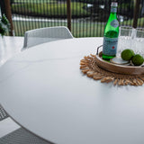 Nero Malibu Round - 5pce (120x120) - Outdoor Dining Set