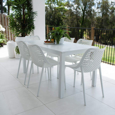 Roma Aria - 7pce (150x80) - Outdoor Dining Set