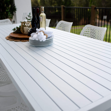 Roma Bergen - 11pce (280x100) - Outdoor Dining Set